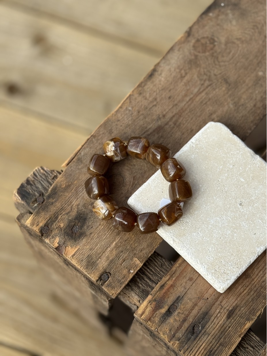 BRACELET DANAE MARRON BRACELET DANAE MARRON