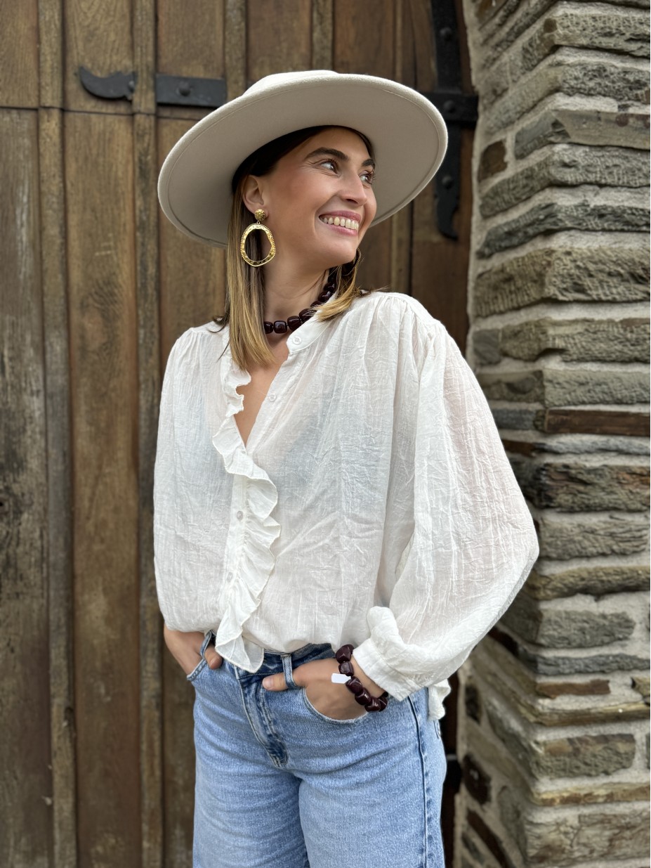 BLOUSE SUZANNE BLANC