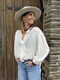 BLOUSE SUZANNE BLANC