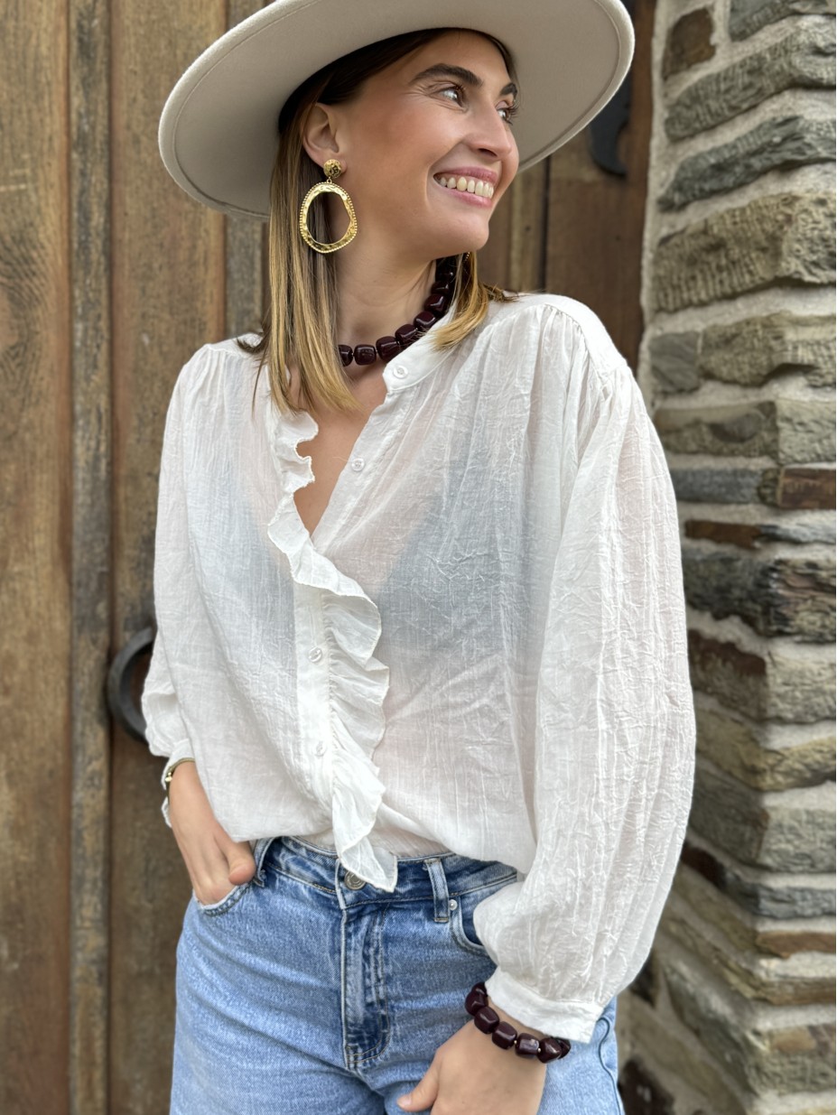 BLOUSE SUZANNE BLANC