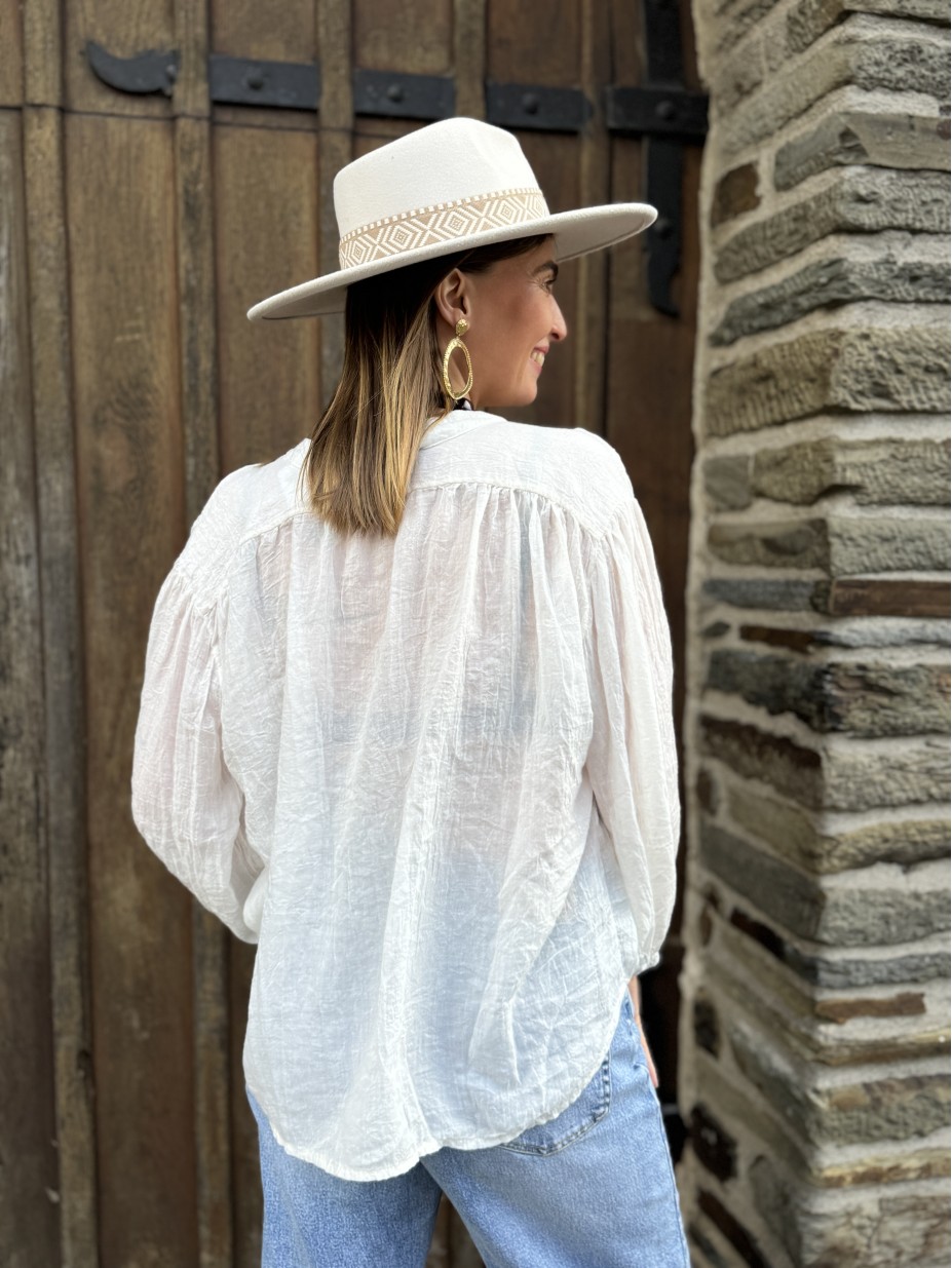 BLOUSE SUZANNE BLANC