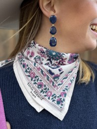 FOULARD GOA BLEU