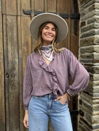 BLOUSE SUZANNE PRUNE