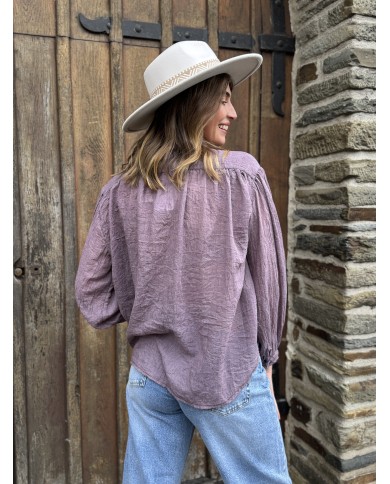 BLOUSE SUZANNE PRUNE
