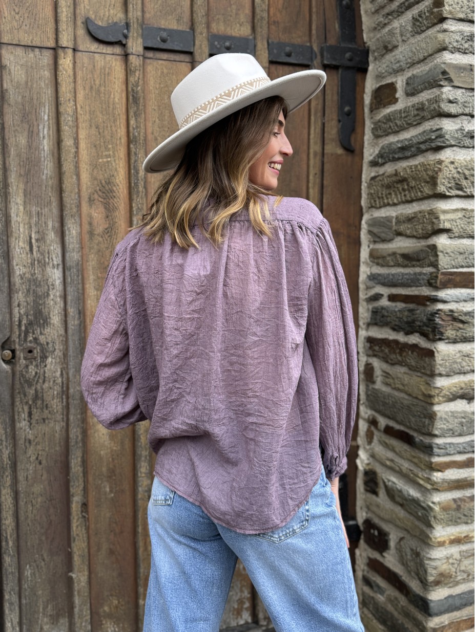 BLOUSE SUZANNE PRUNE