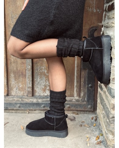 BOOTS ATLANTA CUIR NOIR