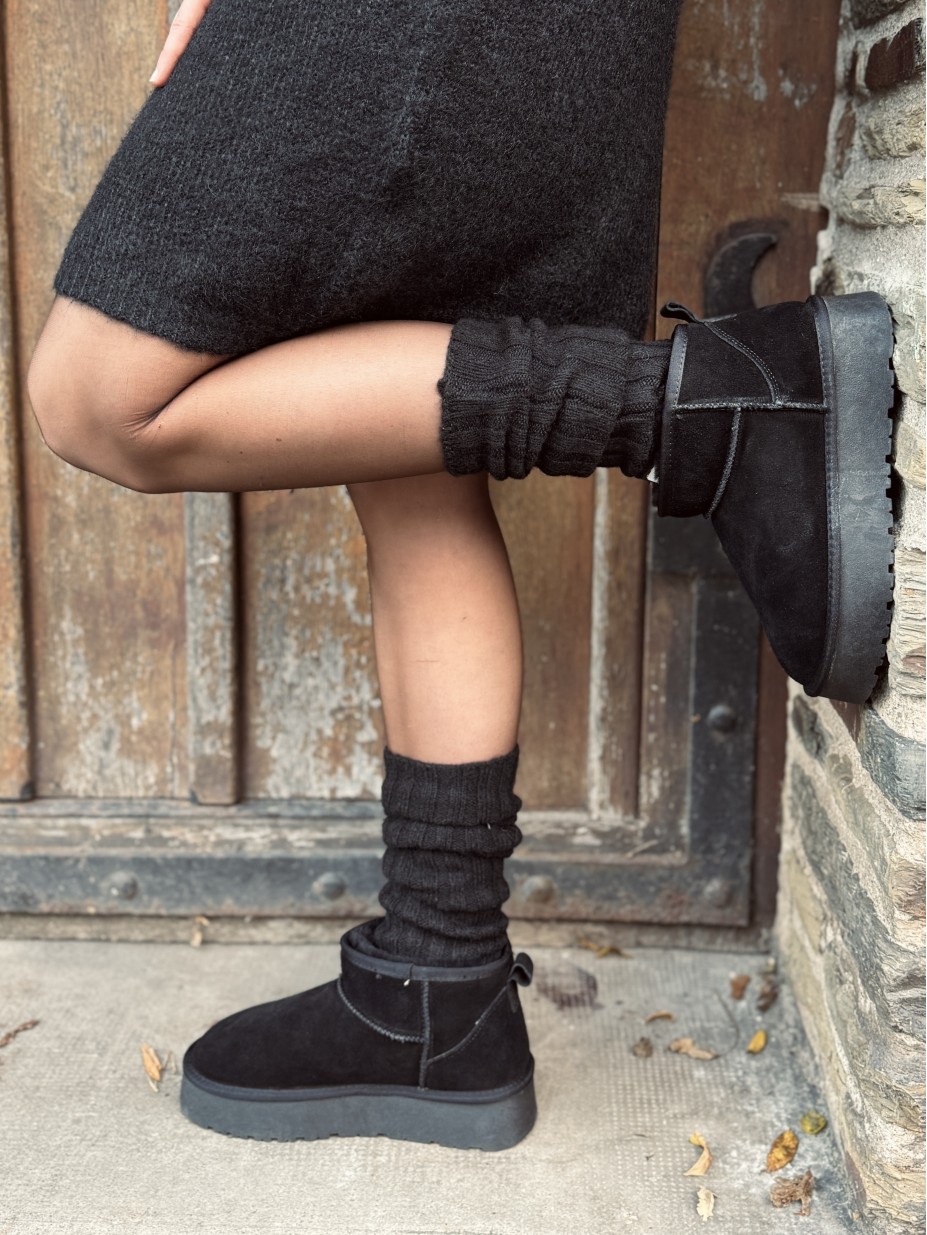 BOOTS ATLANTA CUIR NOIR