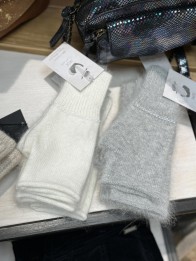 MITAINES CACHEMIRE GRIS