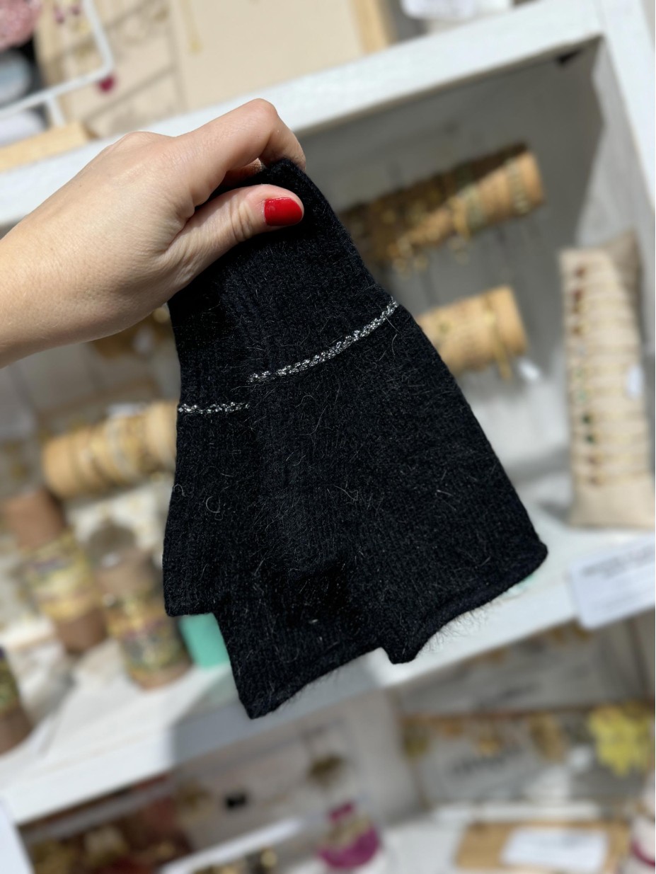 MITAINES CACHEMIRE NOIRES