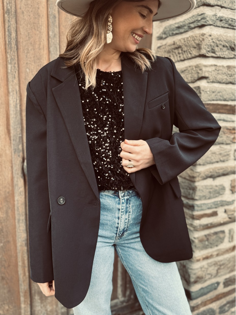 VESTE MARIANNE NOIRE