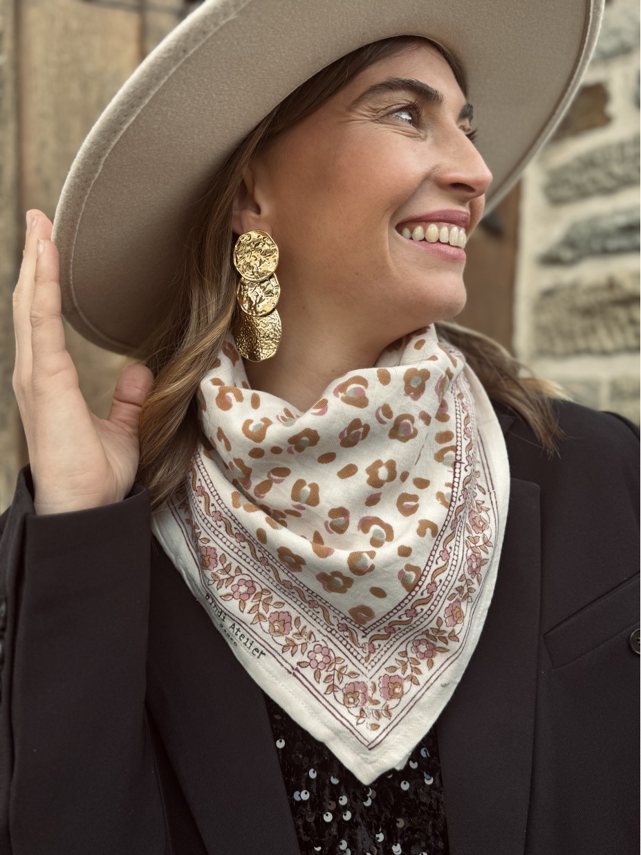 FOULARD BENGAL ECRU