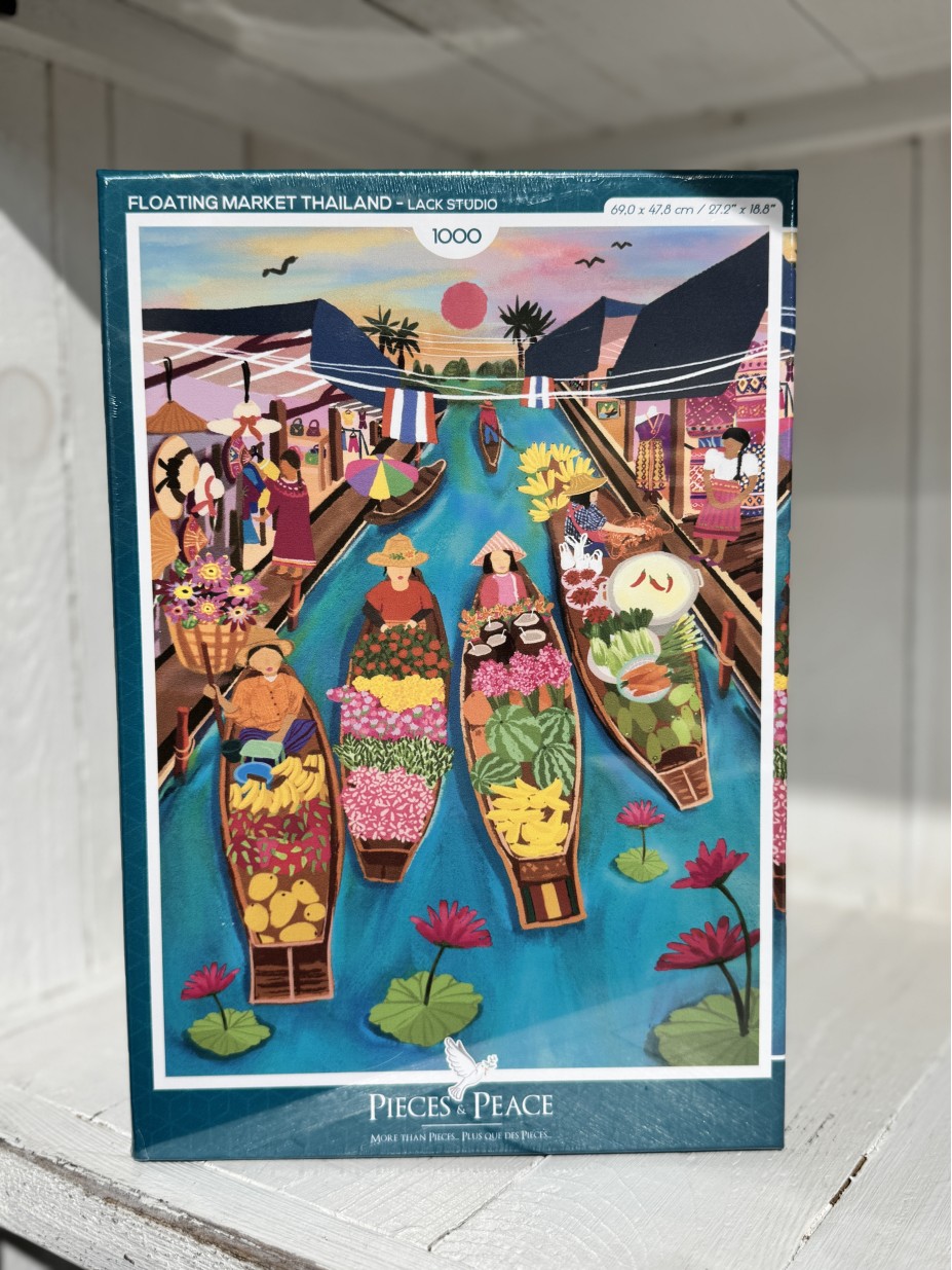 PUZZLE THAILANDE MARCHÉ FLOTTANT