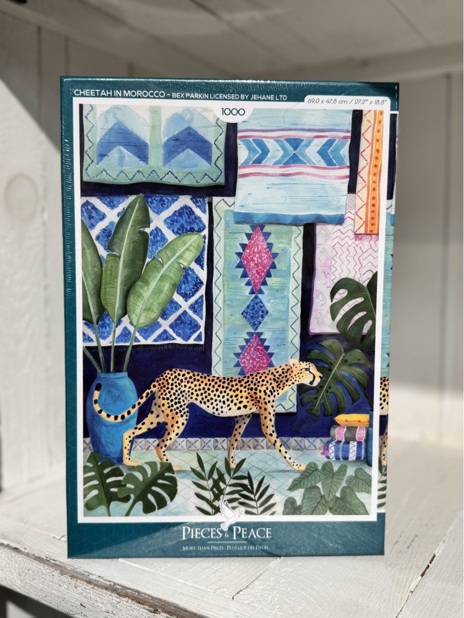 PUZZLE CHEETAH IN MOROCCO