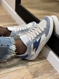 BASKETS SEMERDJIAN NOUBAR D431 GLITTER BLEU