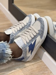 BASKETS SEMERDJIAN NOUBAR D431 GLITTER BLEU