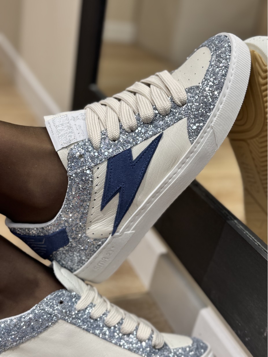 BASKETS SEMERDJIAN NOUBAR D431 GLITTER BLEU