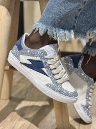 BASKETS SEMERDJIAN NOUBAR D431 GLITTER BLEU