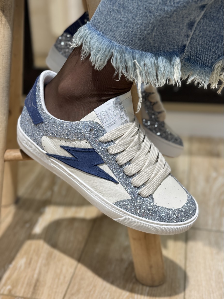 BASKETS SEMERDJIAN NOUBAR D431 GLITTER BLEU