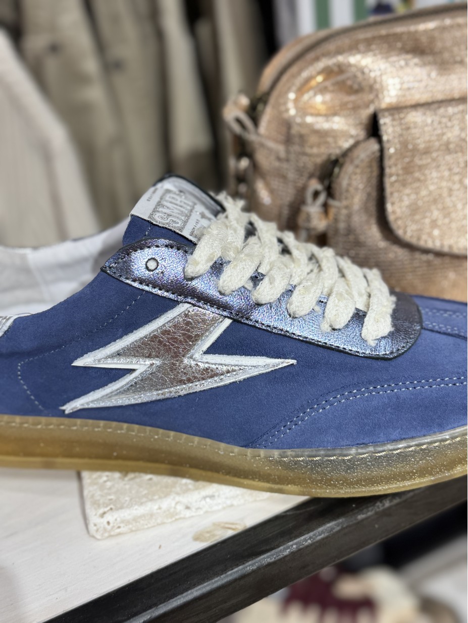 BASKETS SEMERDJIAN INDIA D146 BLEU