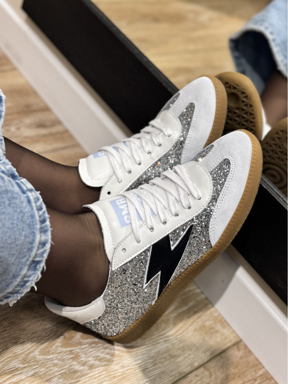 BASKETS SEMERDJIAN EMILY D324 GLITTER GRIS