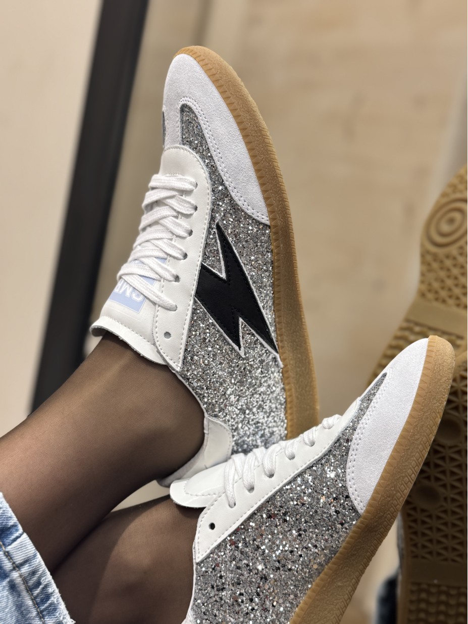 BASKETS SEMERDJIAN EMILY D324 GLITTER GRIS