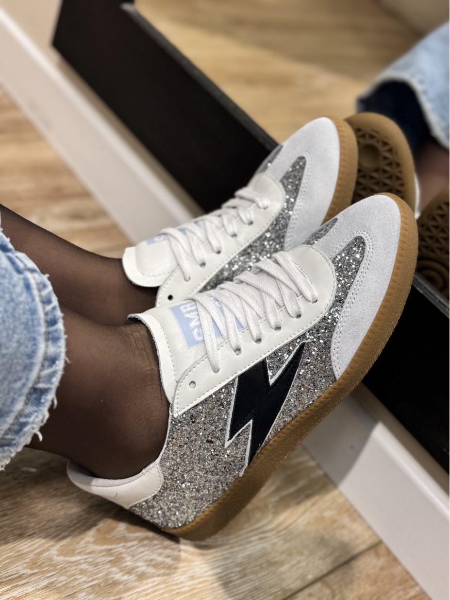 BASKETS SEMERDJIAN EMILY D324 GLITTER GRIS