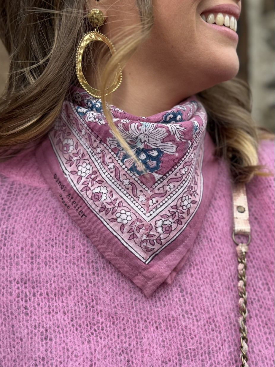 FOULARD KIALA ROSE - PETIT