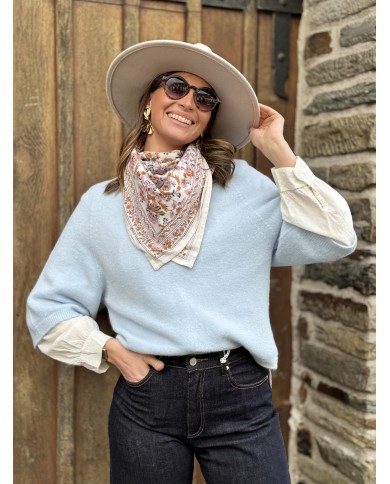 PULL ISADORA BLEU CIEL