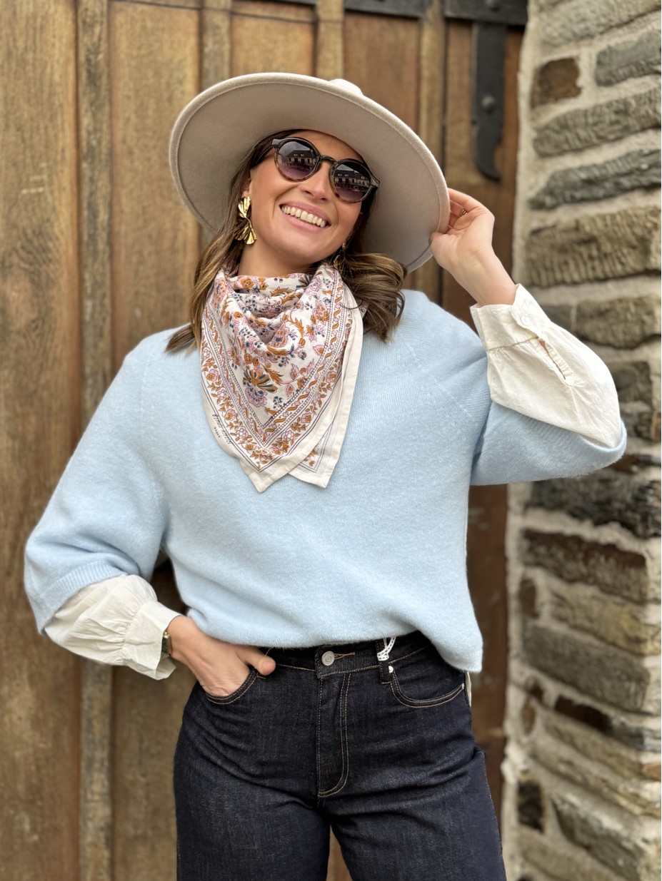 PULL ISADORA BLEU CIEL