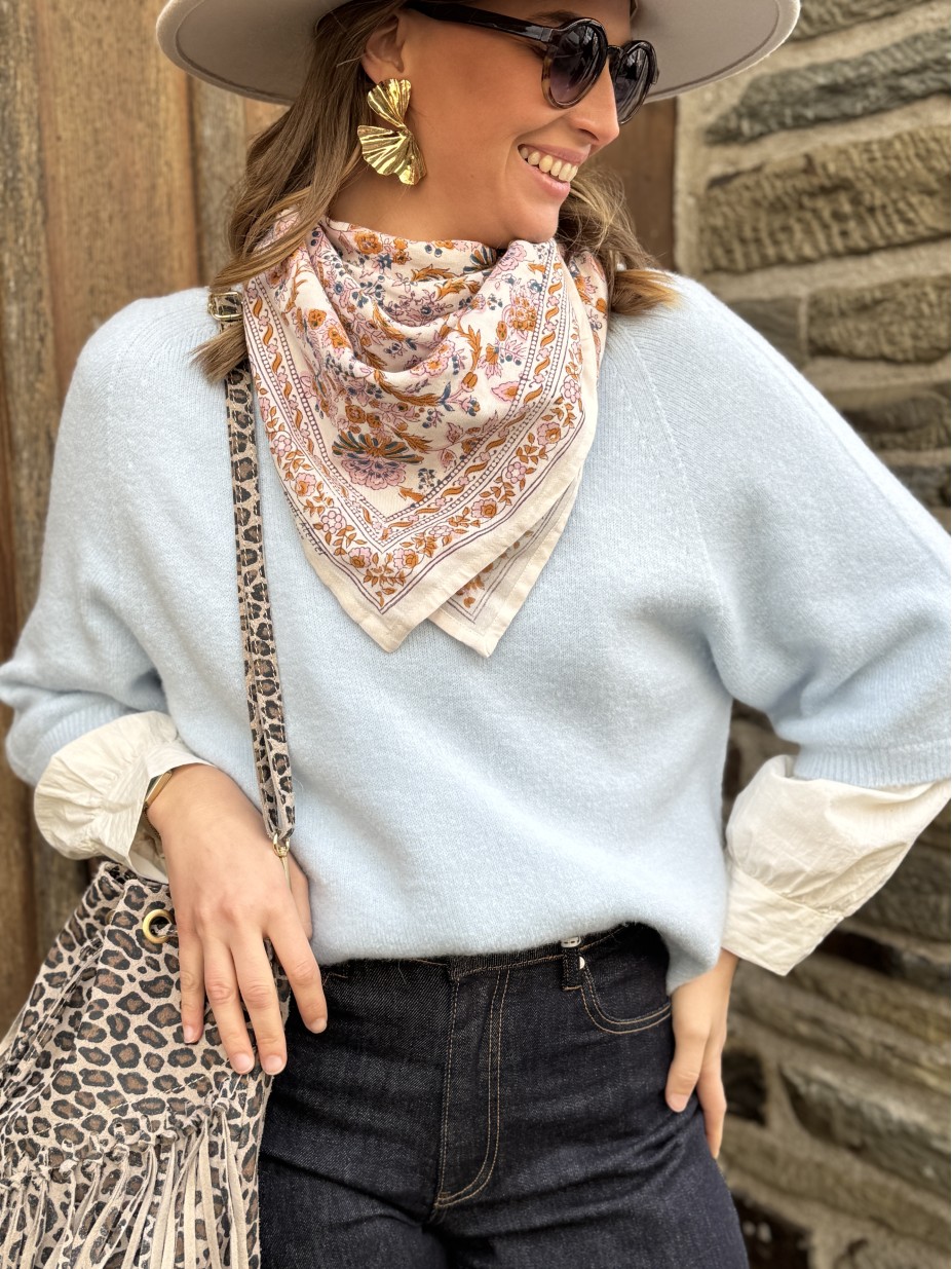 PULL ISADORA BLEU CIEL