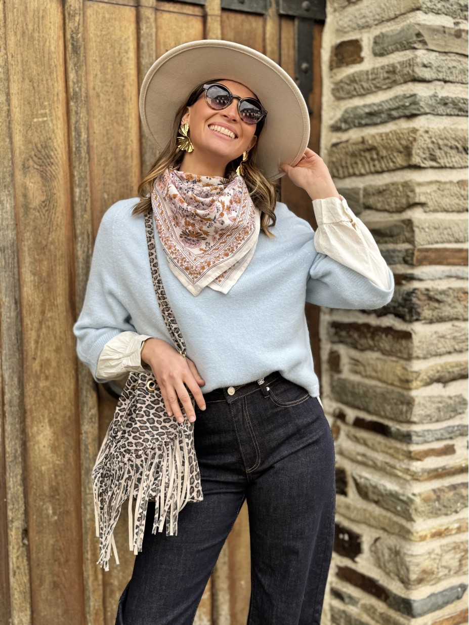 PULL ISADORA BLEU CIEL