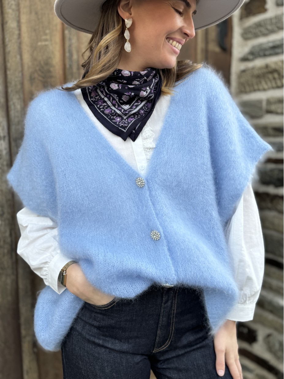 PULL CASTILLE BLEU