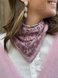 FOULARD EDEL ROSE - PETIT