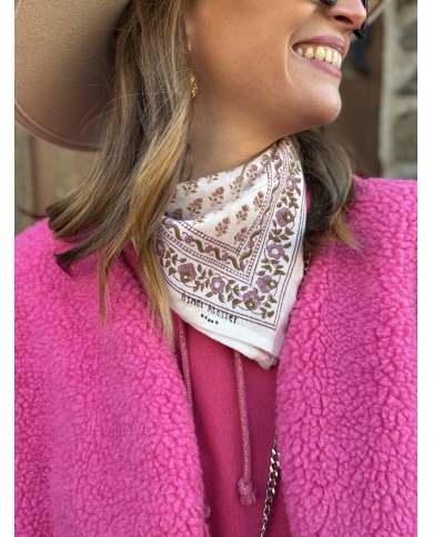 FOULARD AARTI ECRU - PETIT