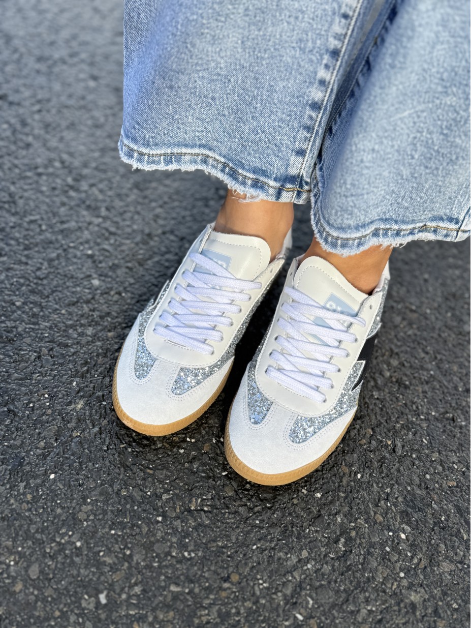 BASKETS SEMERDJIAN EMILY D324 GLITTER GRIS