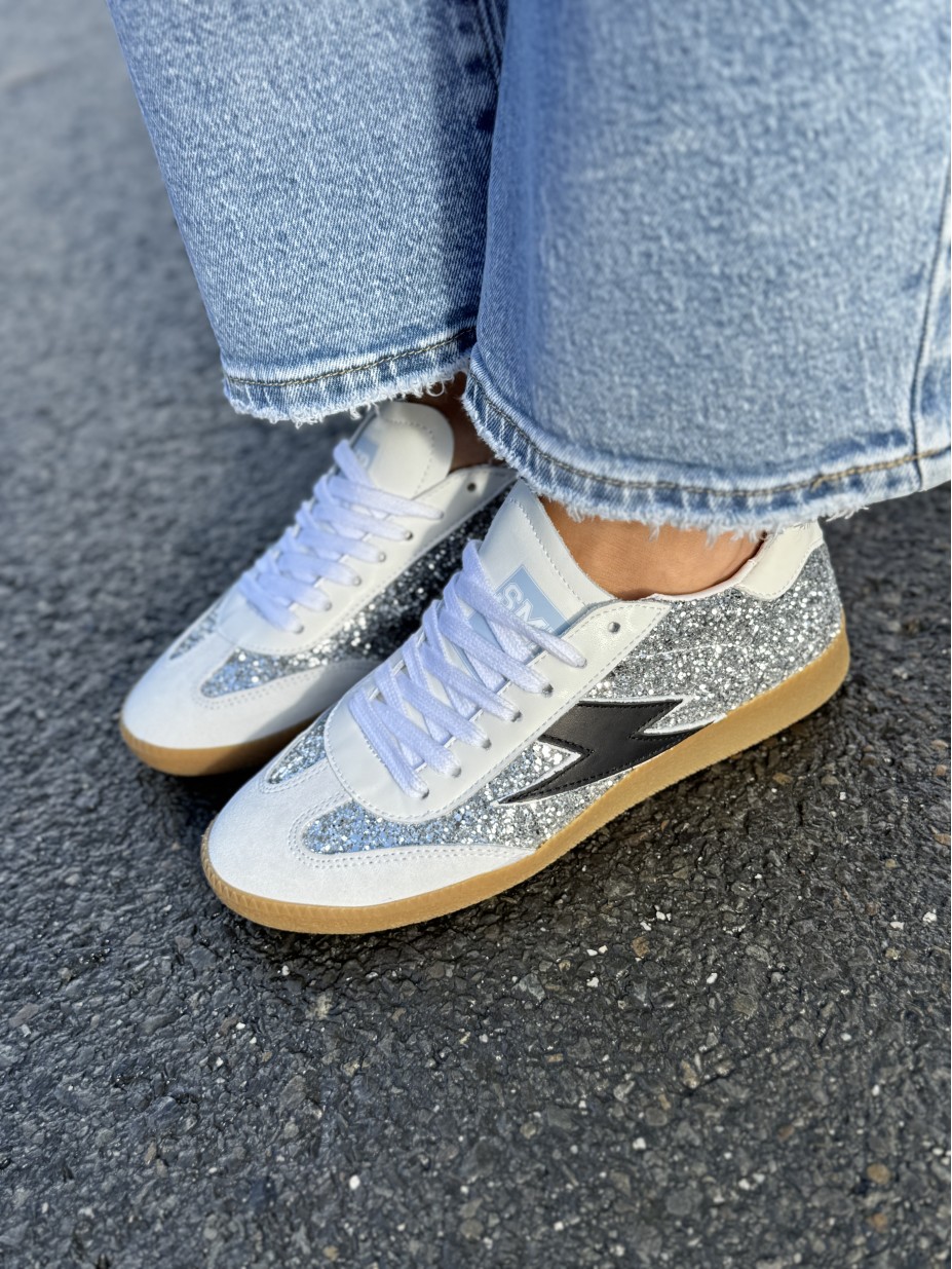 BASKETS SEMERDJIAN EMILY D324 GLITTER GRIS