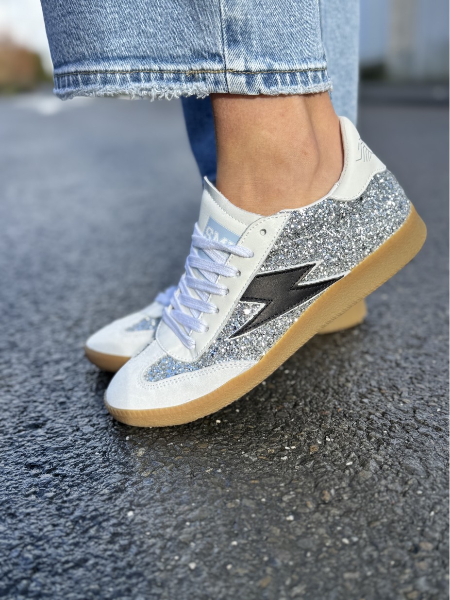 BASKETS SEMERDJIAN EMILY D324 GLITTER GRIS