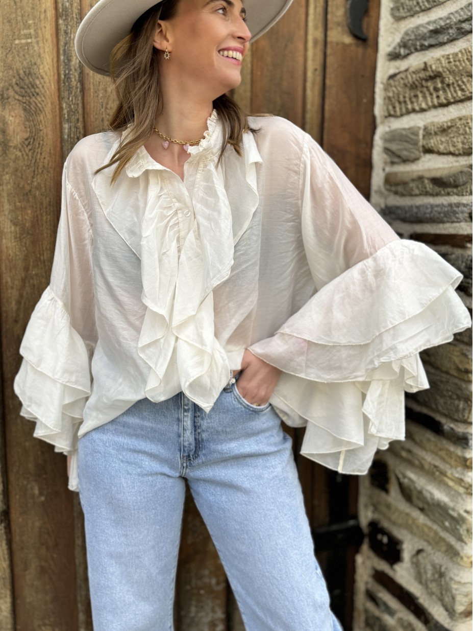 BLOUSE FRANKIE ECRU