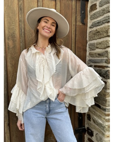 BLOUSE FRANKIE ECRU