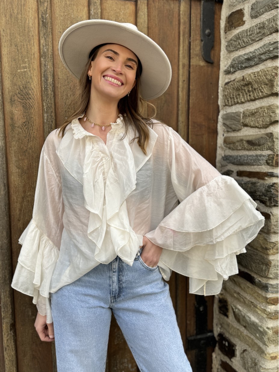 BLOUSE FRANKIE ECRU