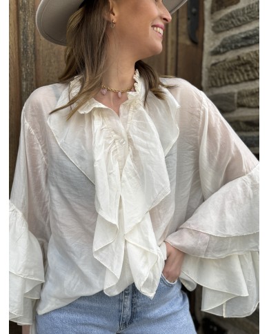 BLOUSE FRANKIE ECRU