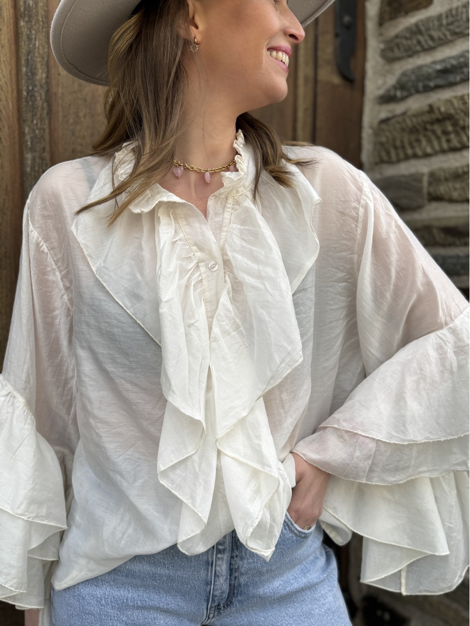 BLOUSE FRANKIE ECRU