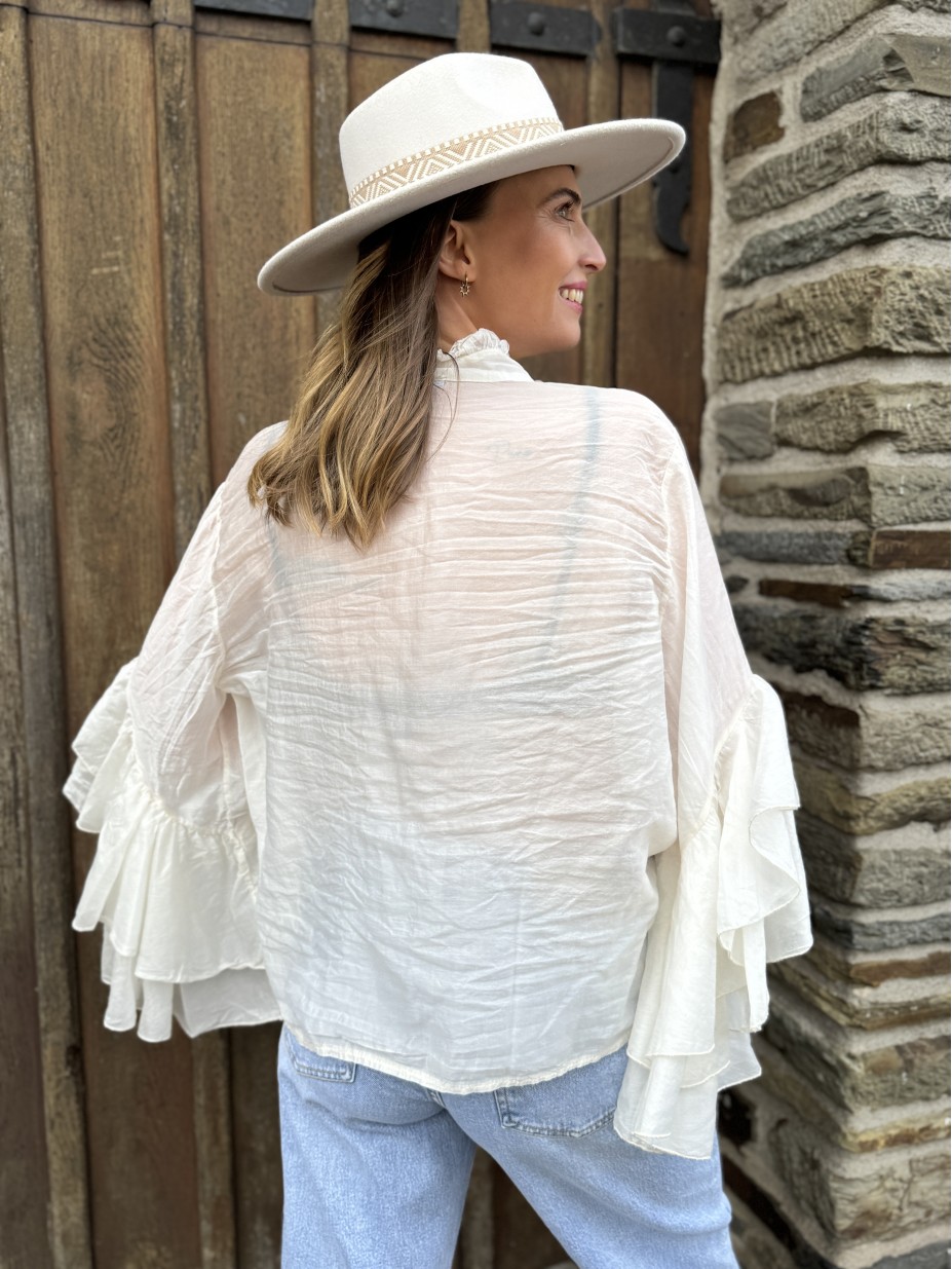 BLOUSE FRANKIE ECRU