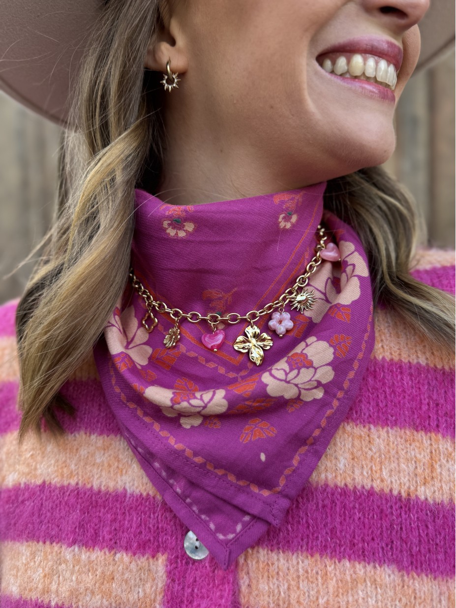 FOULARD NUR FUSCHIA