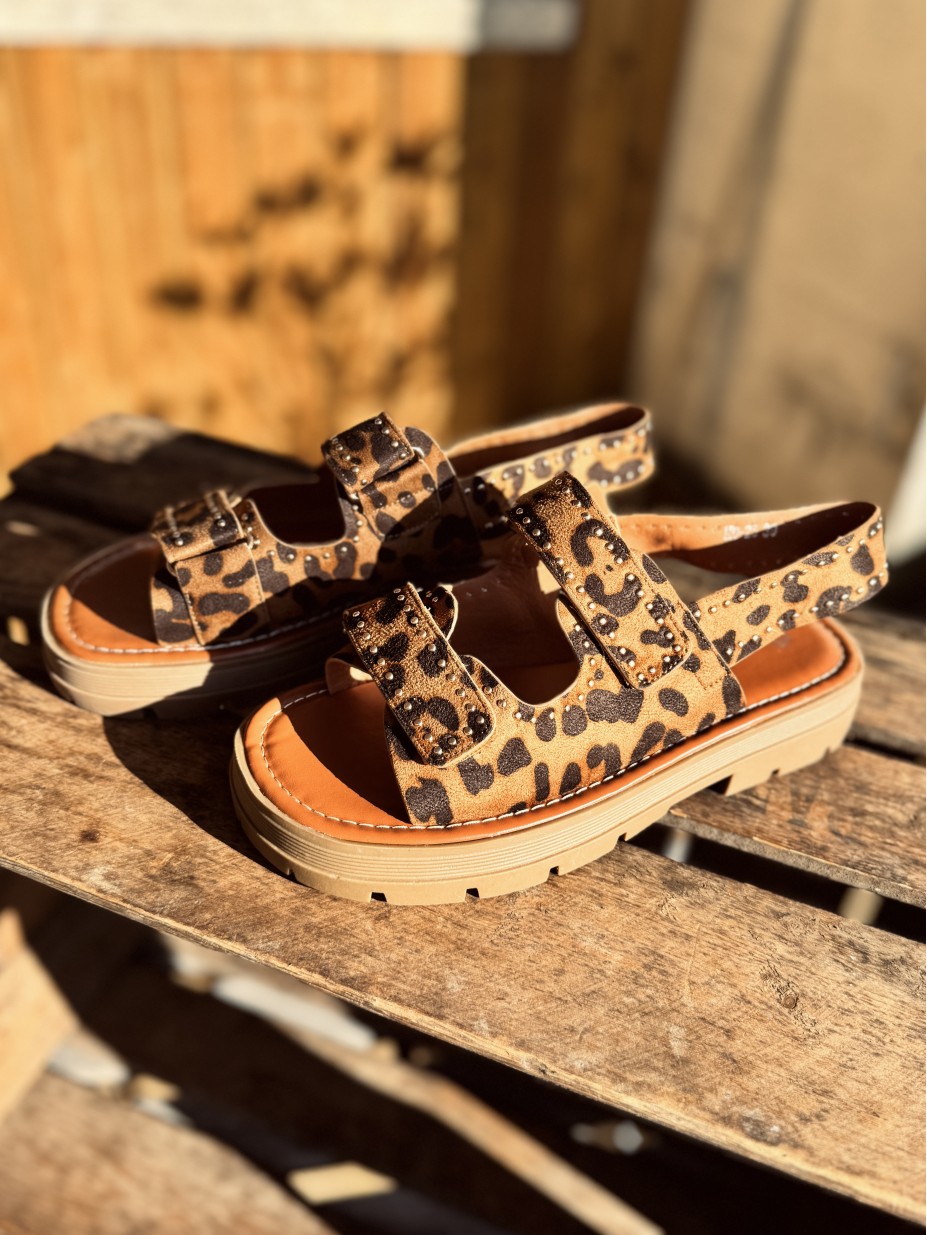 SANDALES LÉOPARD ROMY