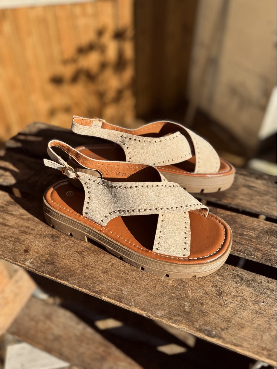 SANDALES ALMA BEIGE