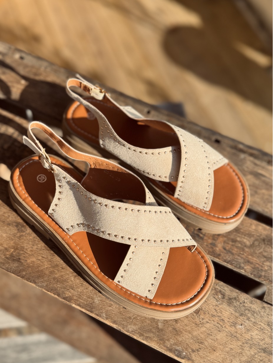 SANDALES ALMA BEIGE