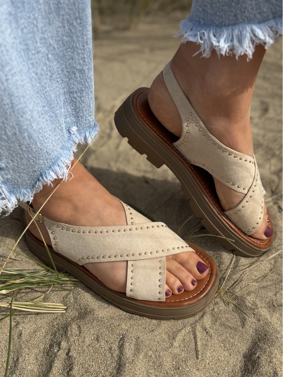 SANDALES ALMA BEIGE