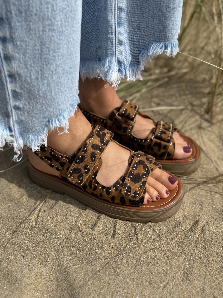 SANDALES LÉOPARD ROMY