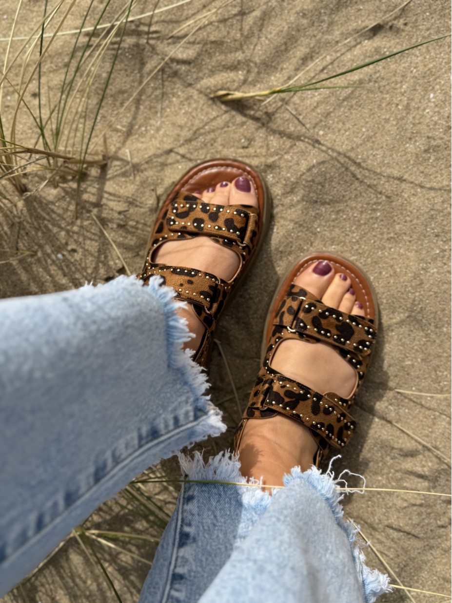 SANDALES LÉOPARD ROMY